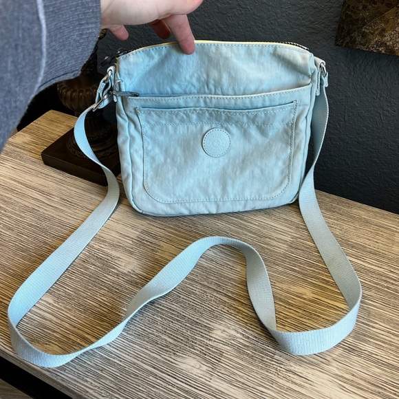 Kipling Handbags - Kipling Sebastian Sky Blue Crossbody Bag